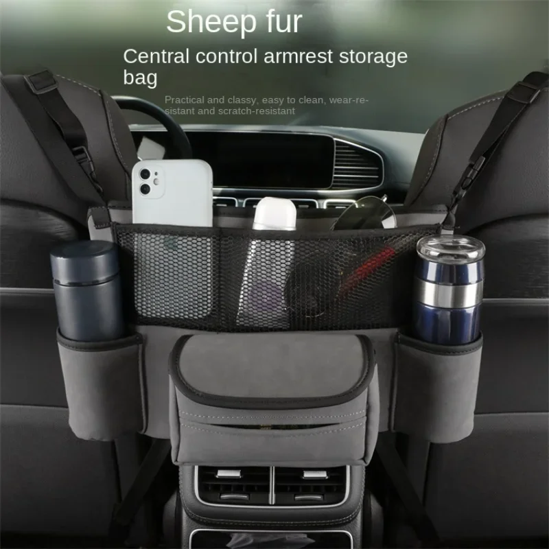 Auto Hinten Sitz Lagerung Tasche Lagerung Rack Hängen Tasche Box Tissue Telefon Lagerung Filz Tasche Müll Kann Lagerung Rack Automotive Teile