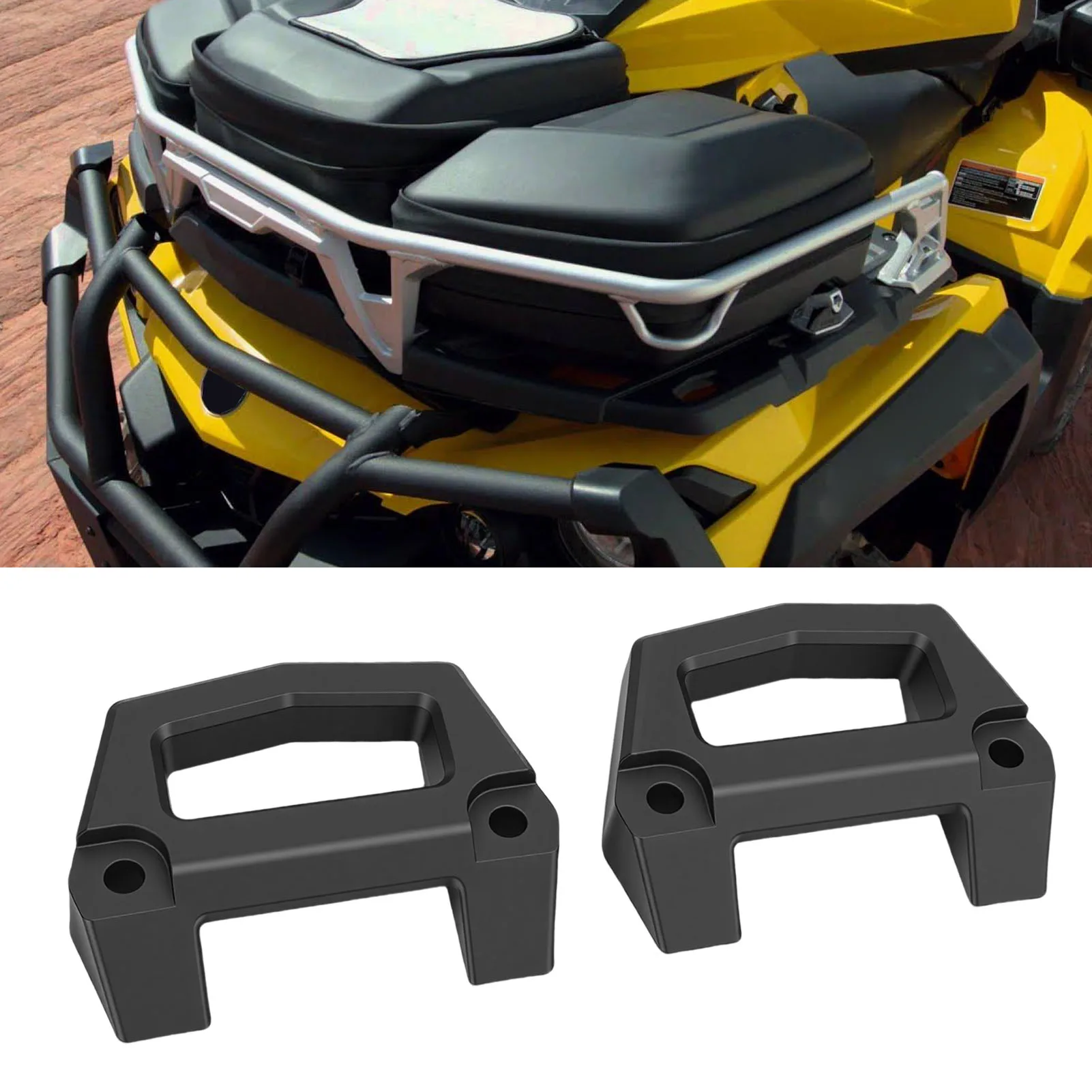 

2pcs Snowmobile Luggage Rack Base Kit Replacement for Ski-Doo 860201806 Cargo Luggage Rack Base Mount