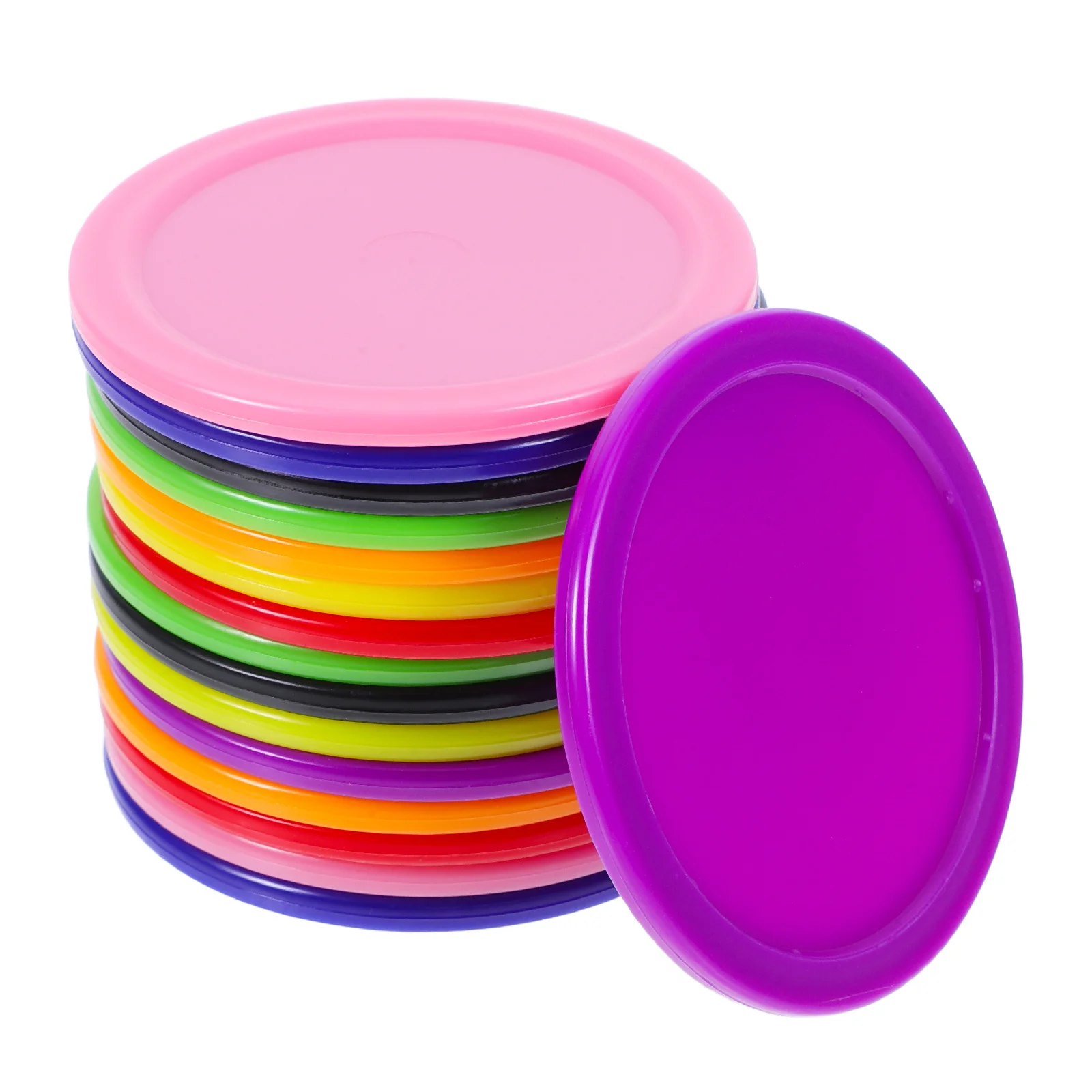 

16Pcs Air Hockey Pucks Stable Plastic Table Hockey Accessories 64Mm Replacement Parts for Indoor Game Training Use