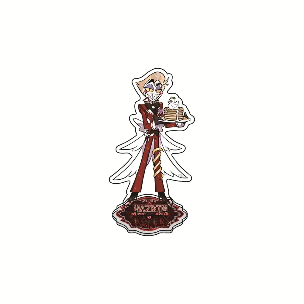 For Hazbin Hotel Velvet Vox Charlie Morningstar Sir Pentious Niffty 10cm Acrylic Stand Anime Desktop Ornament Festival Gift