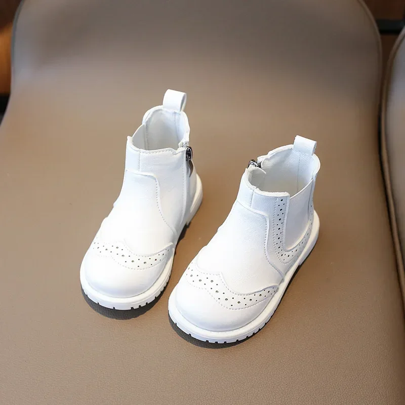 Versatile Baby Girl Boot Must-have Outdoor Lounging for Spring Autumn Clssic Princess Chelsea Short Boots New Girls Shoes