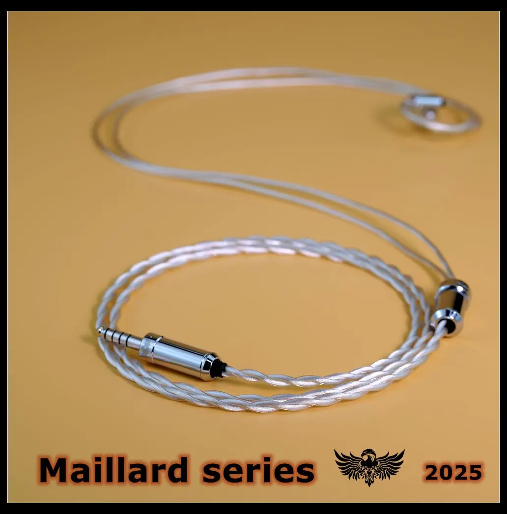 Maillard Series 2025 Earphone Upgrade Cable Gold Plated Upgrade Cable 0.78MM EAR IE900 N5005 QDC MMCX