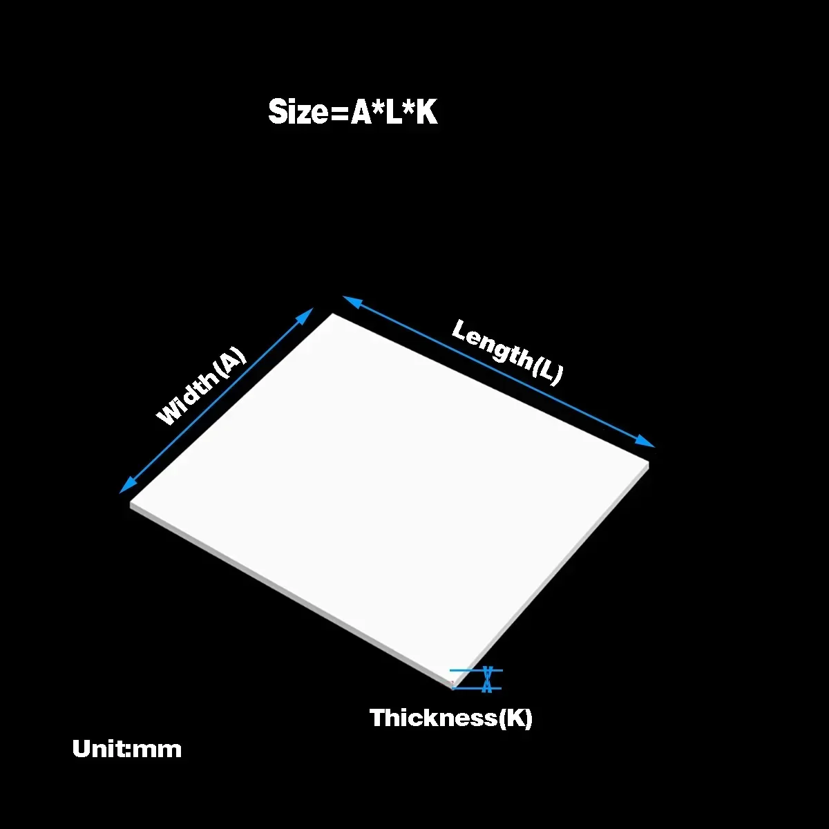 1PCS Black/White ABS Plastic Board/Model Plastic Board Customized Processing, Thickness 0.3/0.5/1.5/2/3/4/5/6mm