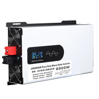 Off Grid 12v 24v 48v 60V DC To AC 110v 220v Pure Sine Wave Inverter Rated Power 3000w Peak Power 6000w Solar Car Inverter