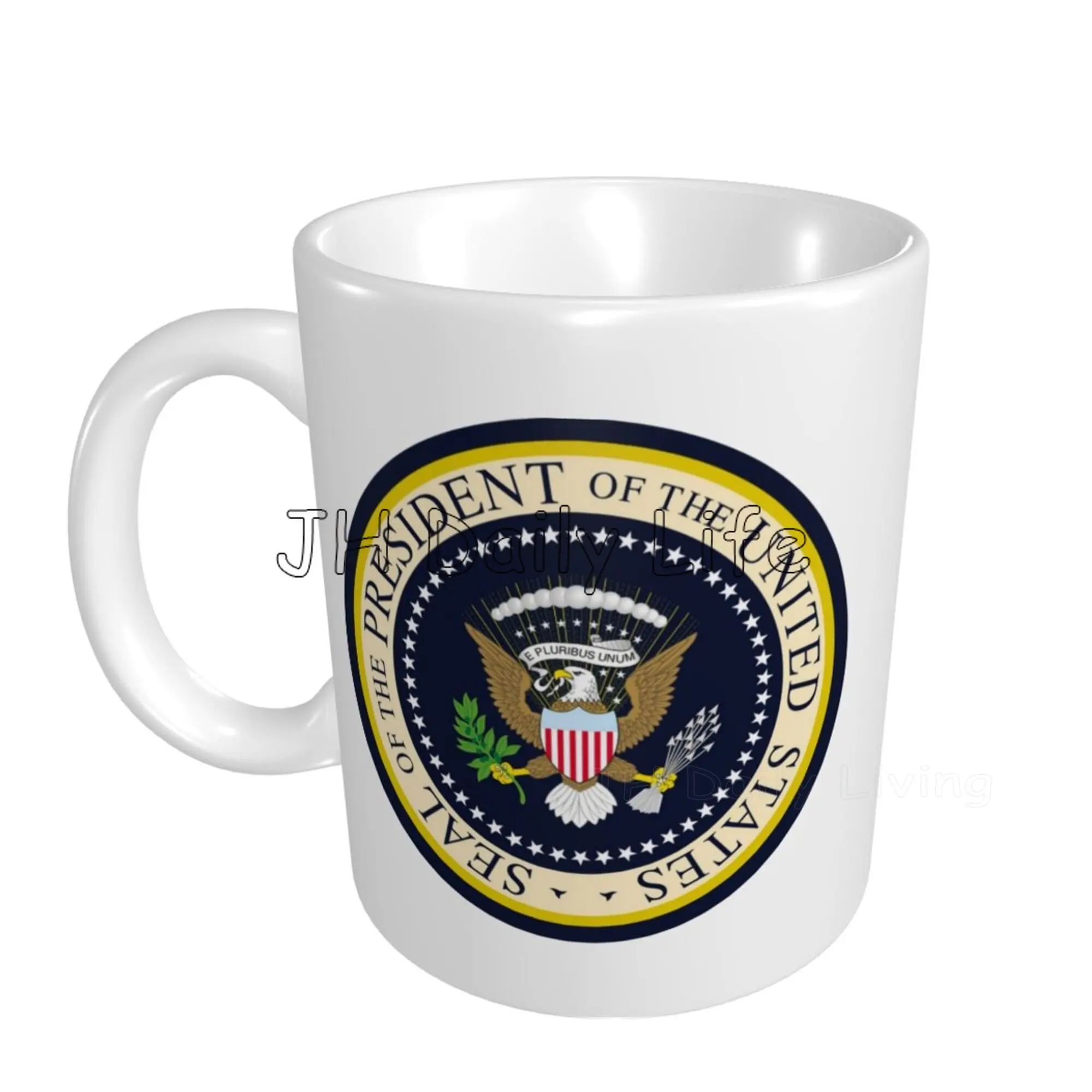 Seal of The President of The United States Coffee Mug Funny Ceramic Cups Office Tea Cocoa Cup Home Kitchen Decor Unique Gifts