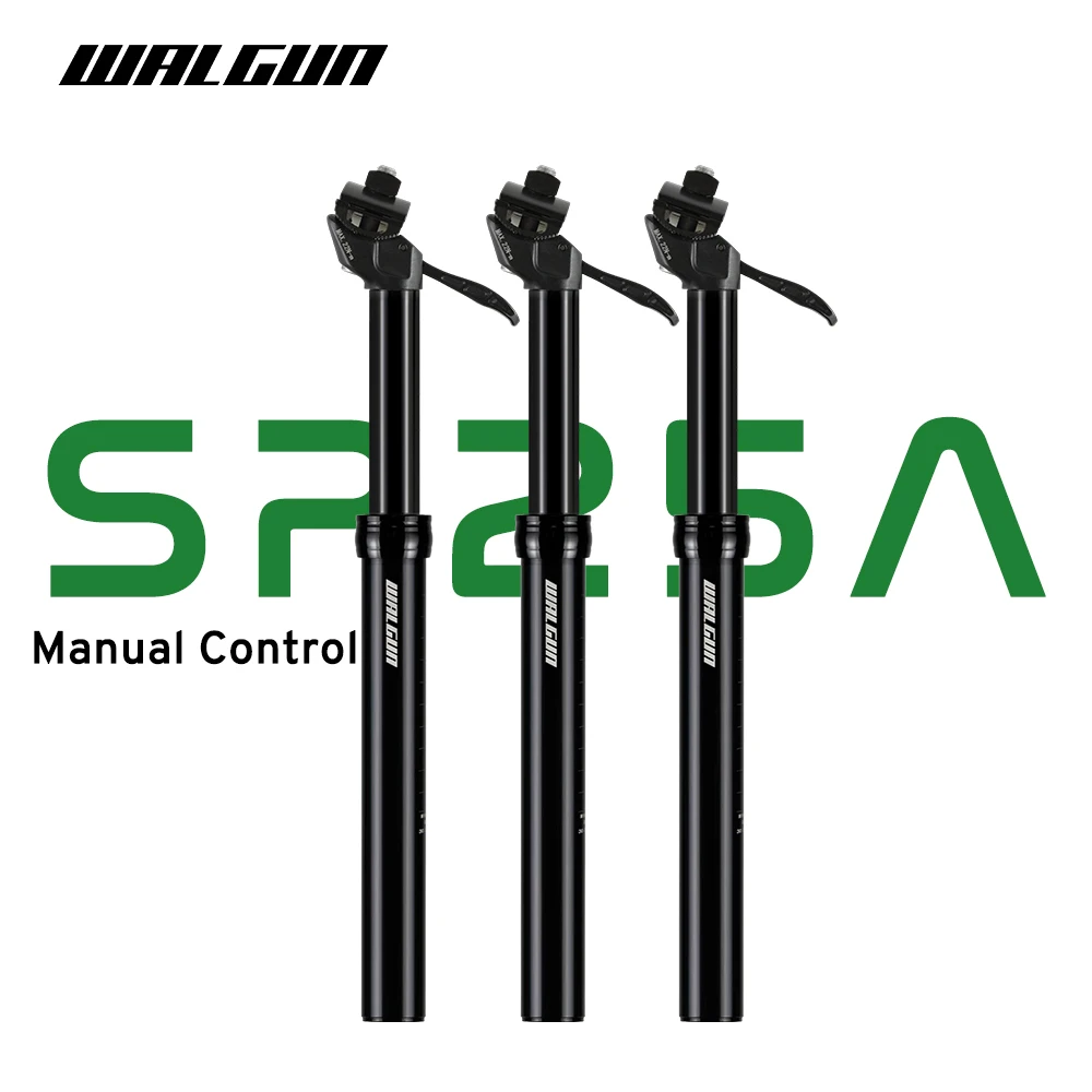 

SP25A Manual Control Bike Dropper Seatpost Para MTB 27.2 30.9 31.6 Road Bicycle Dropper Seat Post Tube Travel 100 125 150 170
