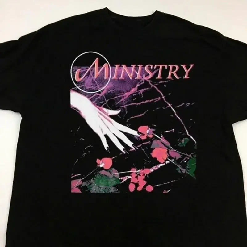 Ministry With Sympathy Synthpop Cotton Black All Size T Shirt