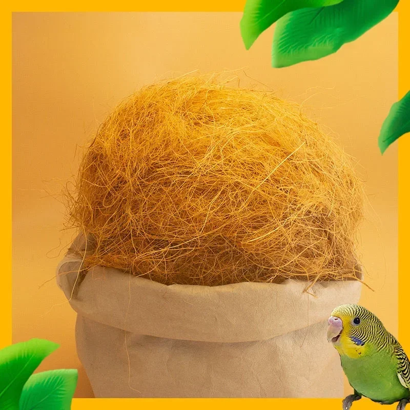 Natural Coconut Husk Fiber Flowerpot Cover Insect-proof Protect Garden Flower Plant Soil Keep Warm Reptile Bedding Bird Nest view 5