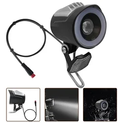 6V-48V Cycle Lights LED Headlight For Electric Bike Front Lamp Spotlight 2pins Ebike Headlight Front Light	 N E W