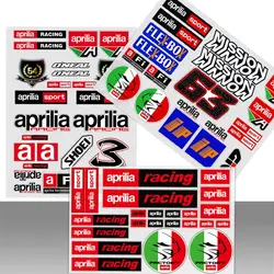 Reflective Motorcycle Fairing Sticker Waterproof Decals for Aprilia DORSODURO 750 FACTOR Racing RSV4 Tuono SR50 Gt200 RS660 GPR