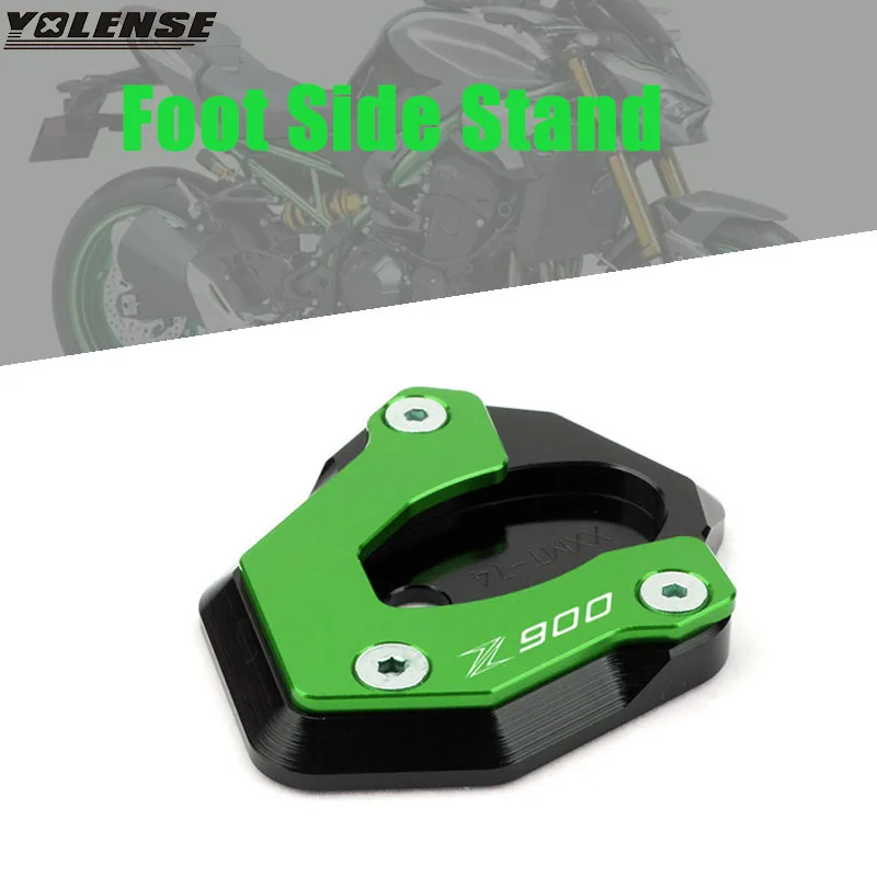 

Motorcycle CNC Kickstand Sidestand Stand Extension Enlarger Pad For Z900 Z900RS Z1000 Z1000SX 2017-2025