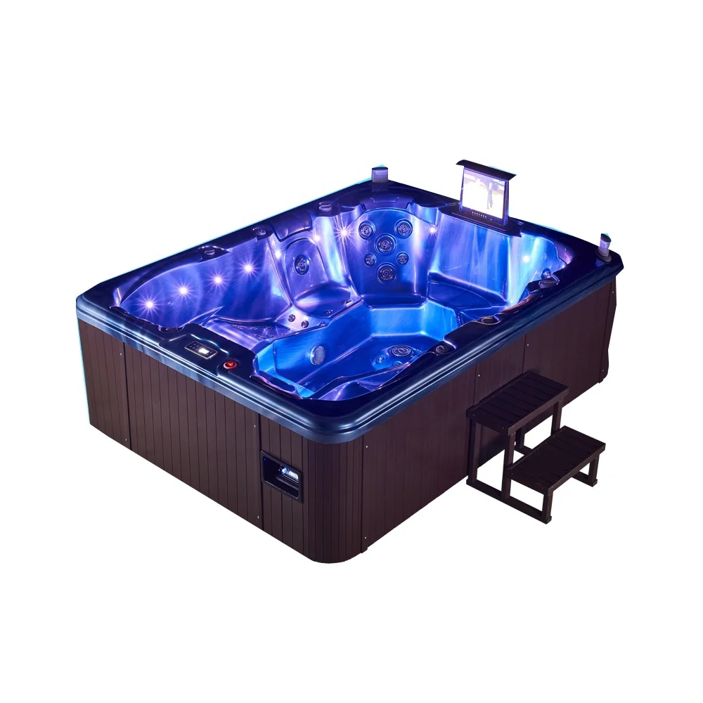 Spa Hot Tub Pool & Accessories Controller Freestanding Hydrotherapy Jets Swimming Pool Outdoor Spa Hot Tub