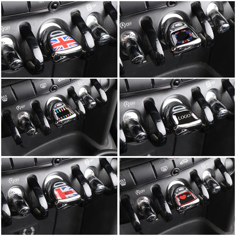 Car One Button Start Sticker Lgnition Button Decorative Cover For BMW MINI Cooper S JCW F54 F55 F56 F57 F60 Interior Accessories