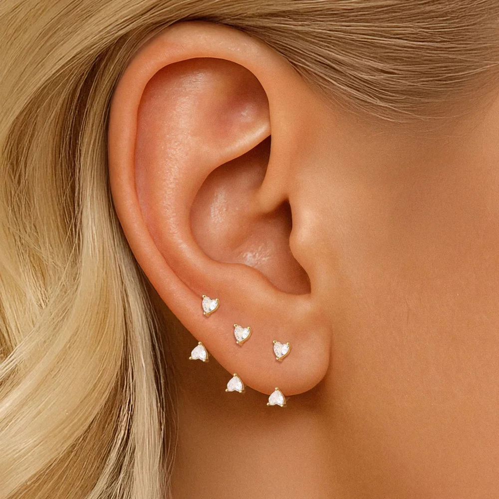 AIDE 925 Sterling Silber Pferdeaugen-Kronen U-förmige Ohrringe für Frauen Knorpelpiercing Ohrknochenring Nasenring Schmuck Geschenke – Detail 20