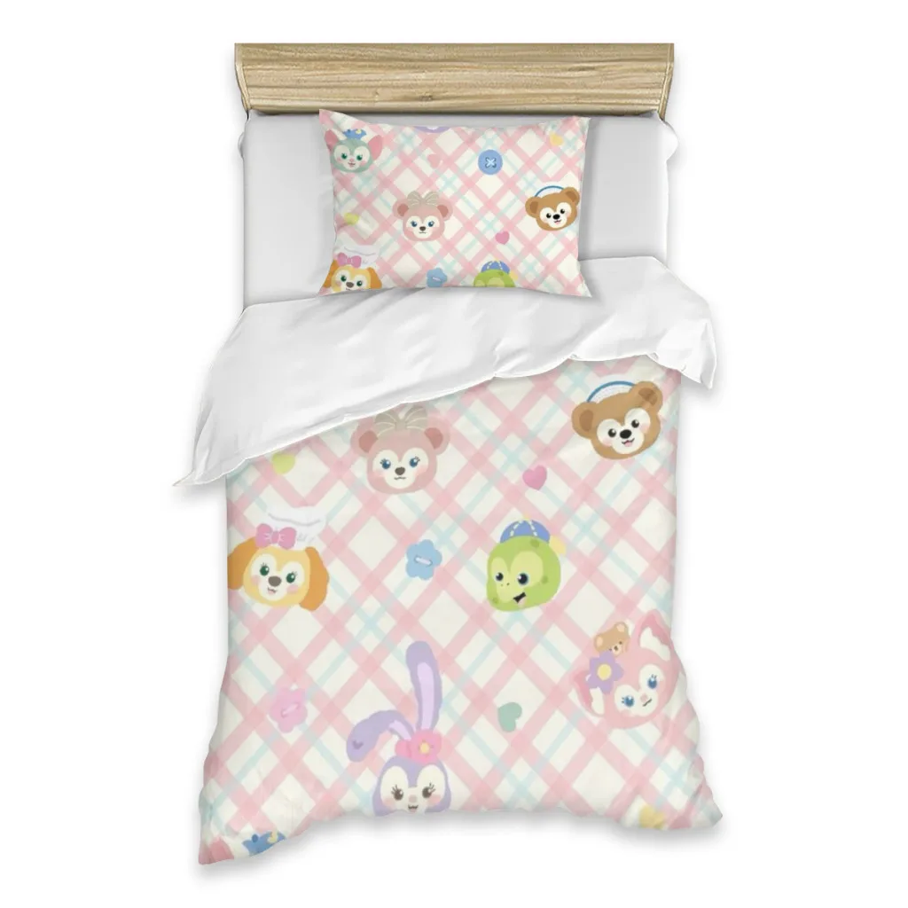 

Disney Duffy Bear Bed Sheets Set Comforter Quilt Cover Duvets Single Bedding