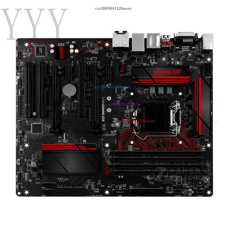 95% nuevo para la placa base MSI Z170A GAMING M3 Intel Z170 DDR4 LGA 1151 ATX