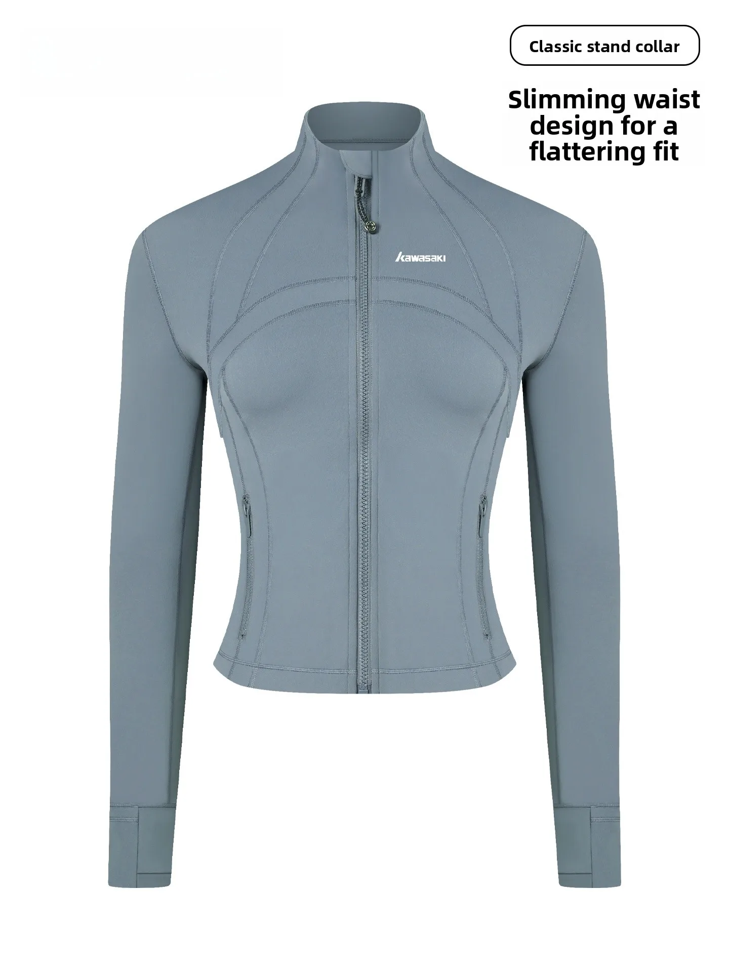 

Fitn Sports Jaet Casual Running Outerwear Breathable Nylon Spandex Women's Slim Fit Jaet for Outdoor Sports