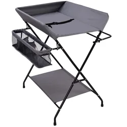 Foldable Portable Baby Diaper Table Newborn Care Table Baby Massage Touch Bath Changing Table