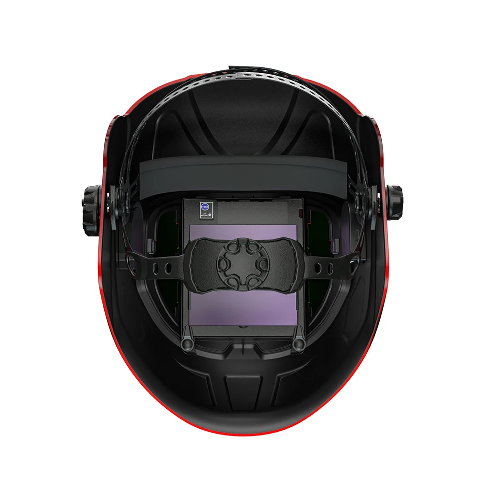 ANDELI Auto Darkening Welding Helmet True Color 4 Arc Sensor 1/1/1/2 Solar/Battery Powered Welder Mask for TIG MIG Welder