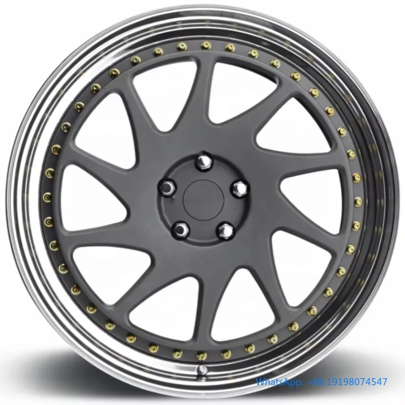 

Customized Two-piece Deep Concave Forged Aluminum Alloy Passenger Car Wheels Sportback Universal Wheel Rims