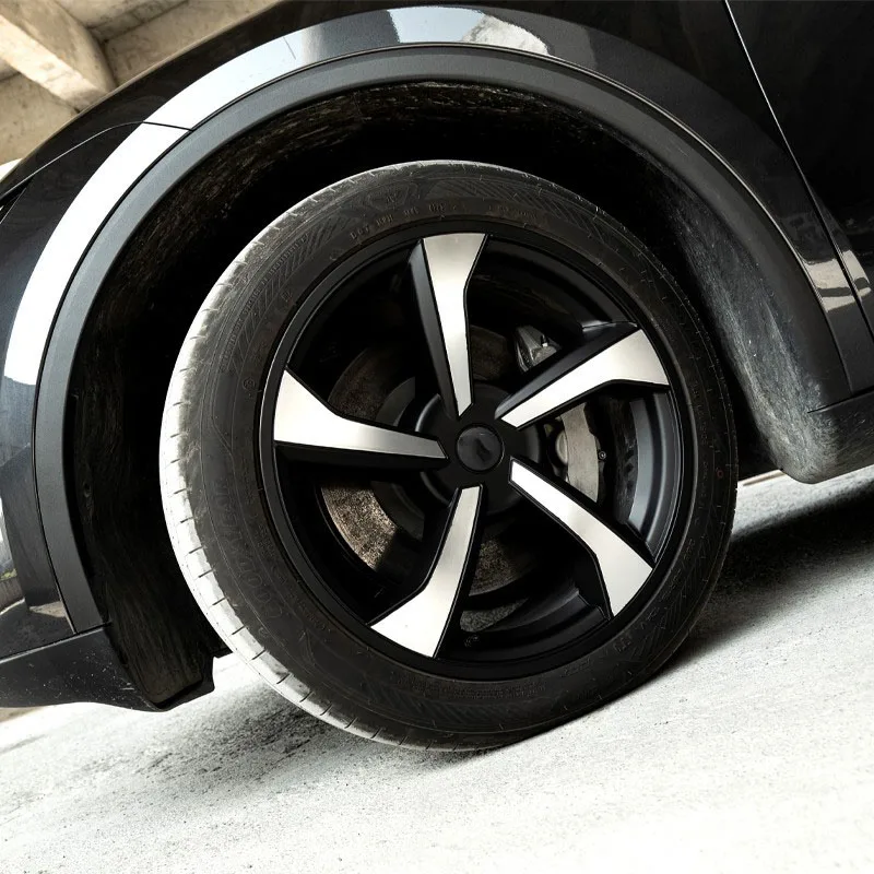 새로운 Tesla ModelY Juniper 2025 + 허브 캡 성능 교체 휠 캡 전체 림 커버 액세서리 용 4PCS 휠 Hubcap 커버 썸네일 3