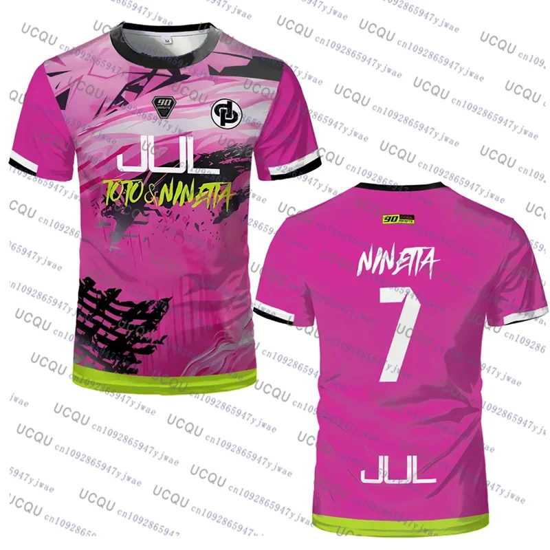 

90 Minutes Series MM9 JUL Football TShirt Men's Women Summer Outdoor Sports Quick-dry Oversized Fitness Training Tshirt Pajamas