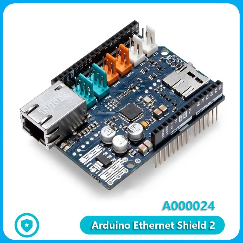 

Оригинальная внешняя плата Arduino Ethernet Shield 2 A000024, макетная плата Wiznet W5500 UNO