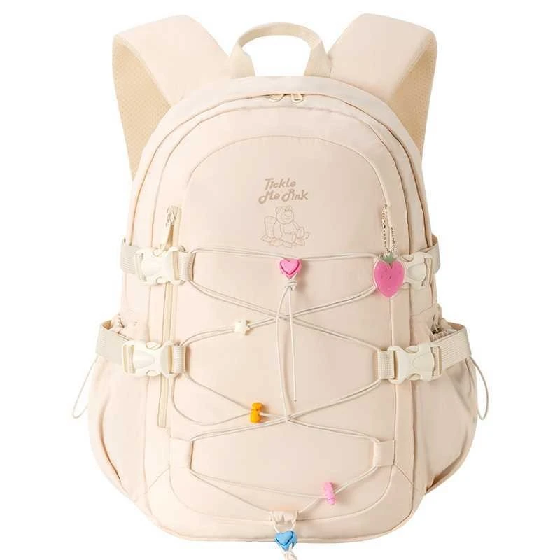 Girls' Large Capacity Backpack - Minimalist Versatile High-Value Bag, Practical Daypack for Hiking Camping Outdoor Activities