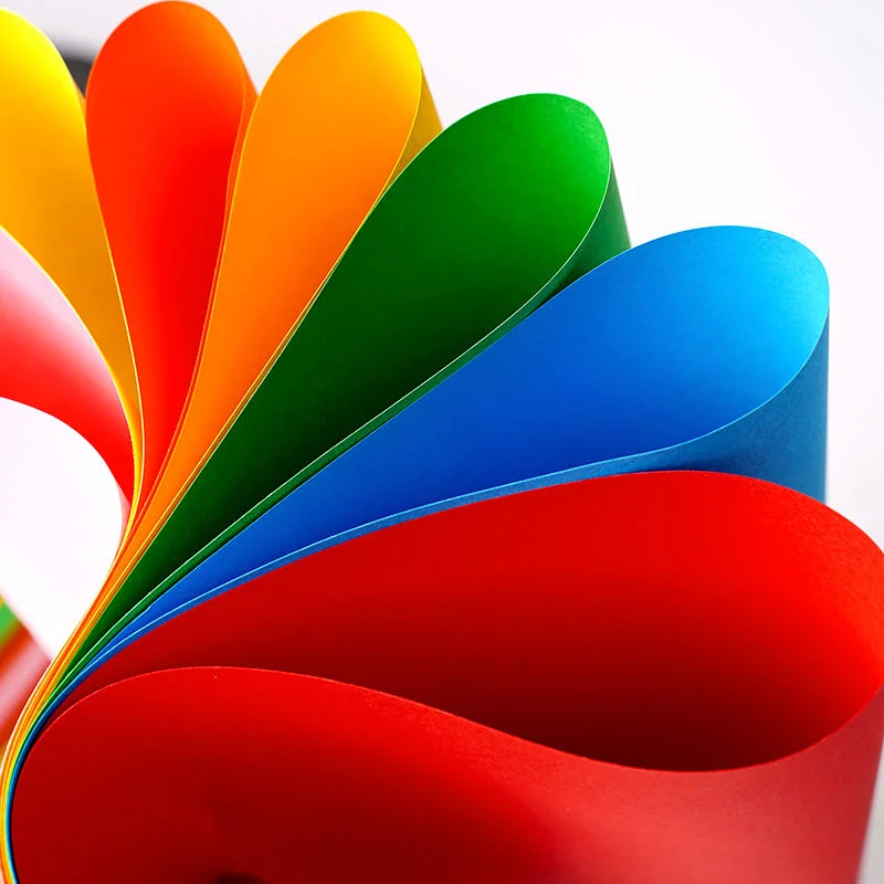 A4 80gsm ورق طباعة ملون مقاوم للماء مزدوج الجوانب 100 ورقة ورق نسخ بألوان مختلطة للمكتب المدرسي والحرف اليدوية