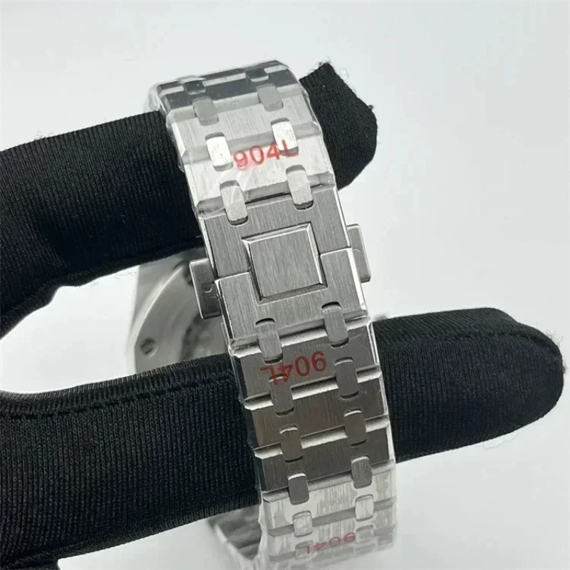 Watch Customized NH35 Watch 42mm for Royal Oak Modified Wordless Dial Business Casual Men Mechanical Watch Sapphire Glass AP NEW