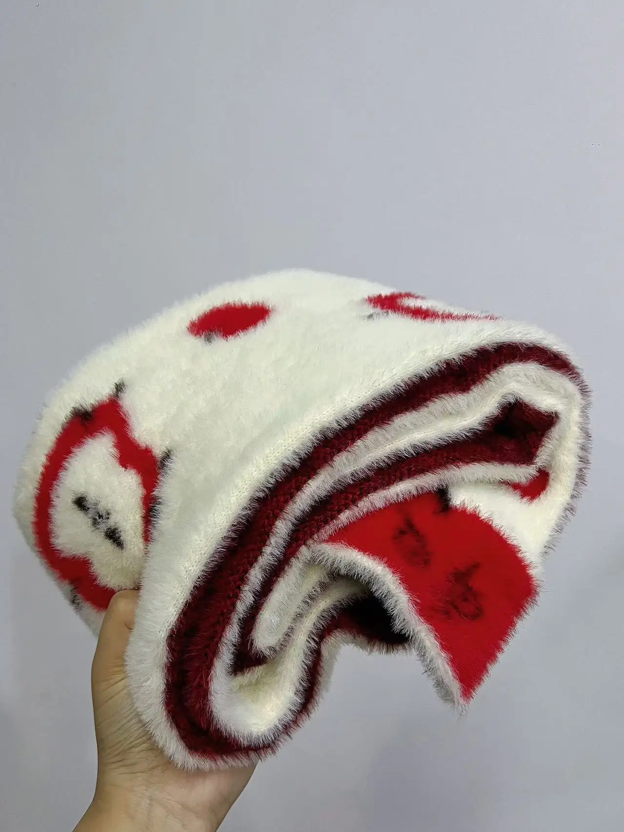 En Stock écharpe amour et espace profond Caleb pomme écharpe nouvel an chaud hiver écharpe en plein air cou couverture écharpe Anime jeu enfants cadeaux