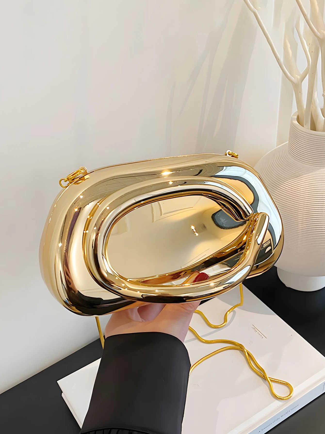 Elegant Acrylic Box Shaped Crossbody Bag Mini Women Evening Clutch Handbag Wedding Banquet Cute Wallet Purse