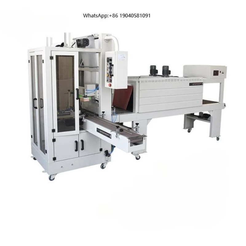 Auto High Speed Sealing Machine Shrink Wrap for Bundle Packing Egg Cans Automatic Sealers With Shrink Tunnel