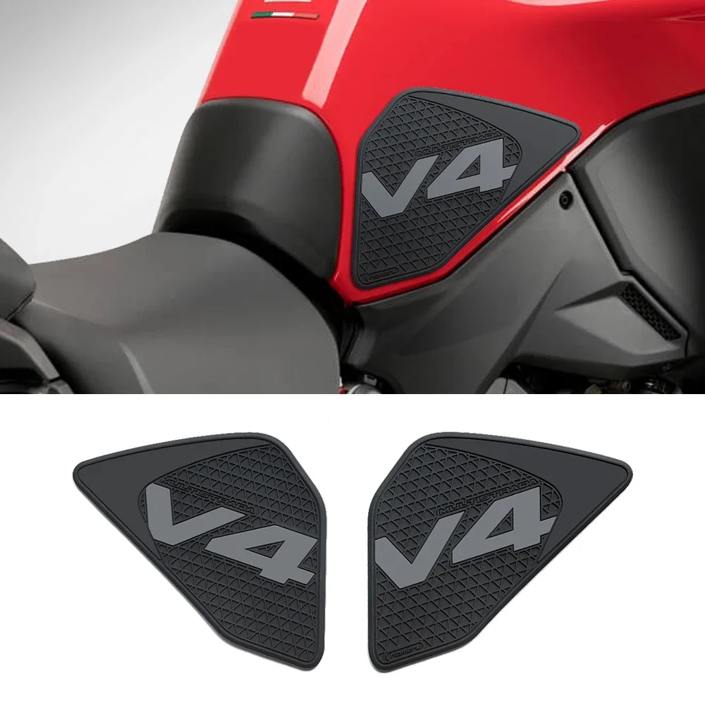 

For Ducati Multistrada V4 1100 Sport 1100S 2021-2024 Motorcycle Anti Slip Side Tankpad Custom Sticker Kit