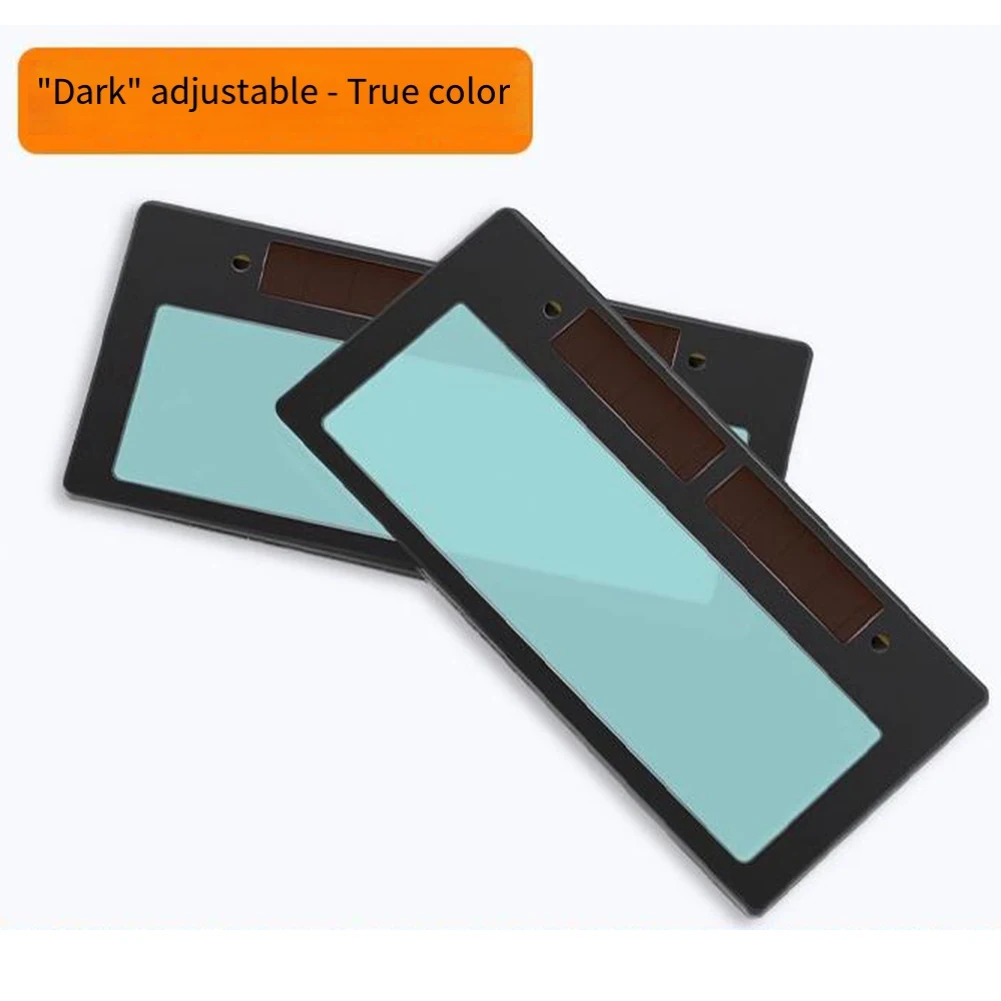 1Pcs 3-Levels Adjustable Darkening Welding Lenses Solar LCD Glasses Welder Protective Welding Helmet Screens Mask Welder Parts