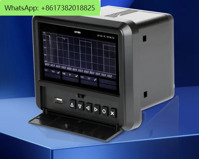 Multi-channel paperless recorder, voltage, current, pressure, humidity, temperature detector, curve temperature rise tester