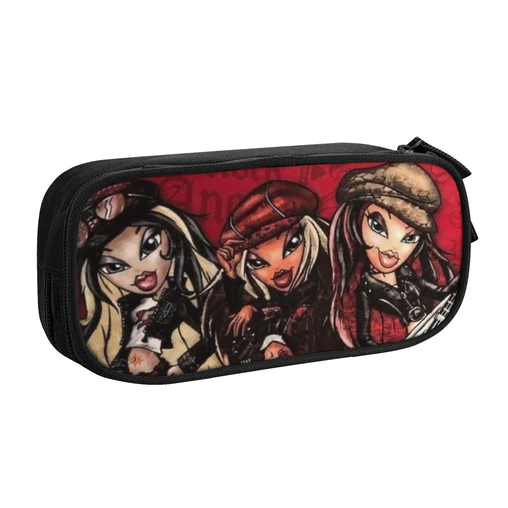 

Cute Bratzs Tv Movie Pencil Cases for Boys Girls Doll Large Storage Pen Bag Box Stationery