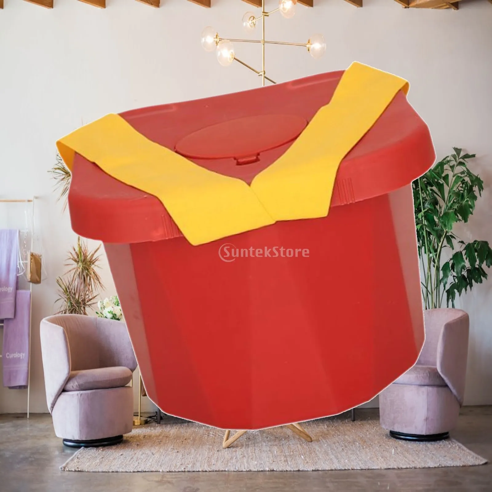 Durable Plastic Wearable Stool for Gardeners with Convenient Storage for Small Tools