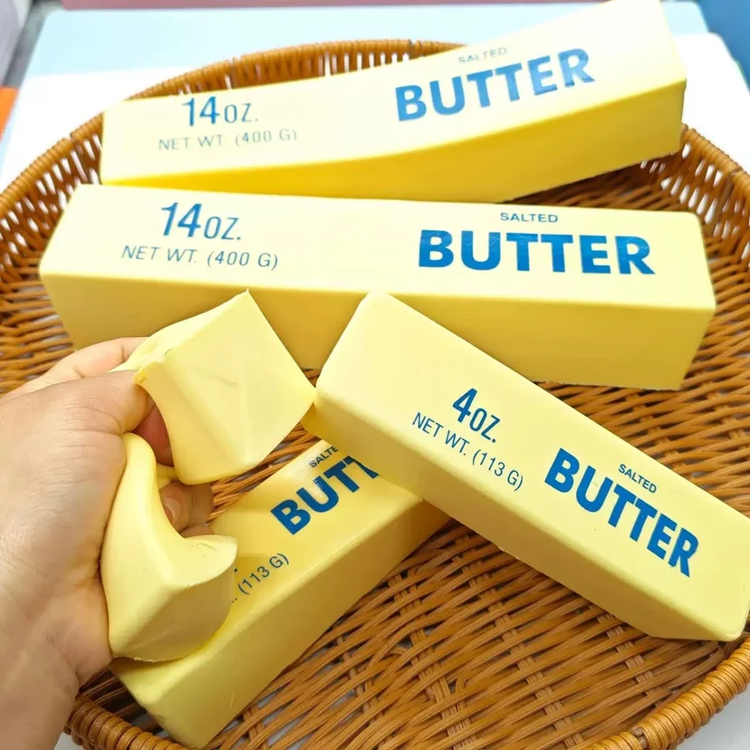Squishy Butter Stick Fidget Toy Sticky Butter Stick Slow Rebound Stress Ball Squeeze Toy Anti-stress Sensory Toy for Adults