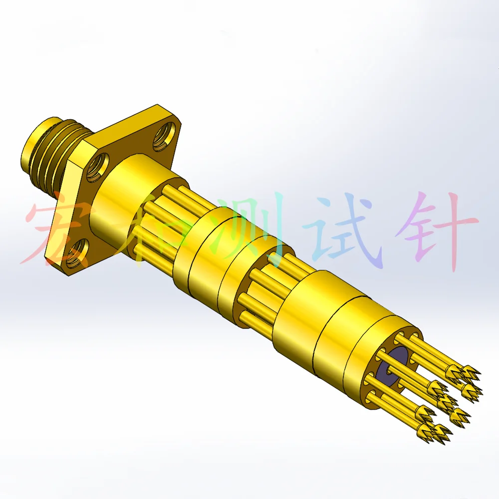 

1509C V2 9-claw RF Probe Test Head RF Probe 7-claw 9-pin High-frequency SMA-KFD