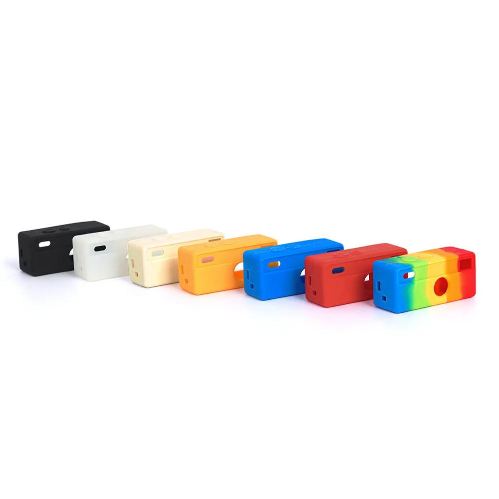 Solid Color Silicone Case For Kodak-1987 Mini CCD Digital Camera Case Protective Cover Wear-Resistant Soft Case Accessories