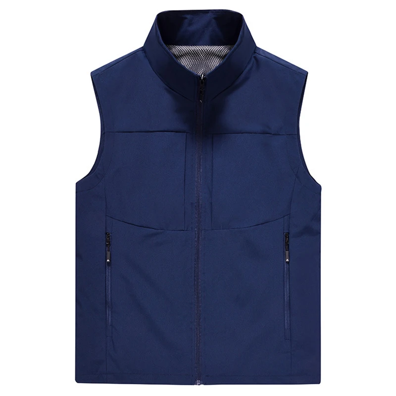 New Arrive 6 Pockets Men Soft Shell Vests Quality Outdoor 5XL Plus Size Quick-drying Camping Fishing Photography Cargo Waistcoat