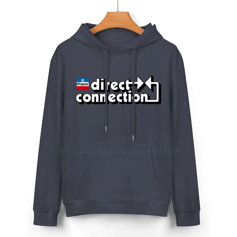 Direct Connection Pure Cotton Hoodie Sweater 24 Colors Direct Connection Mopar Vintage Fuel Petrol Gasoline Car Van Truck