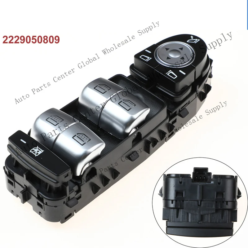 Z+ Master Power Window Switch 2229050809 For Mercedes Benz S-CLASS W222 2013-2020