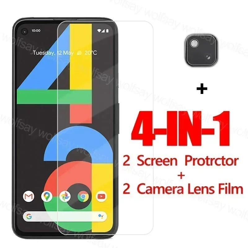 Full Glue Glass For Google Pixel 4A Screen Protector For Pixel 4A 5 6A Tempered Glass Protective Phone Film For Pixel 6A 5 4A