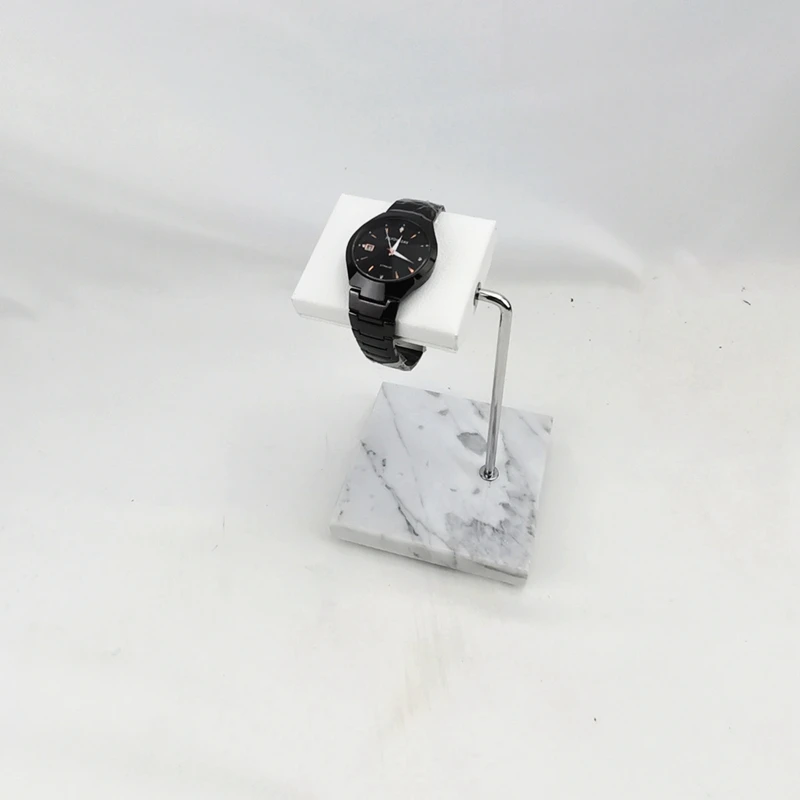 Marble Watch Stand New Creative Watch Display Stand Watch Stand PU Leather Watch Holder Square