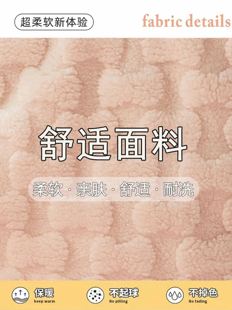 Plus Size Winter Hooded Pajamas Women Sweet Cartoon Coral Fleece Long Nightgown Pants Two Piece Sets Flannel Thickened Homesuit