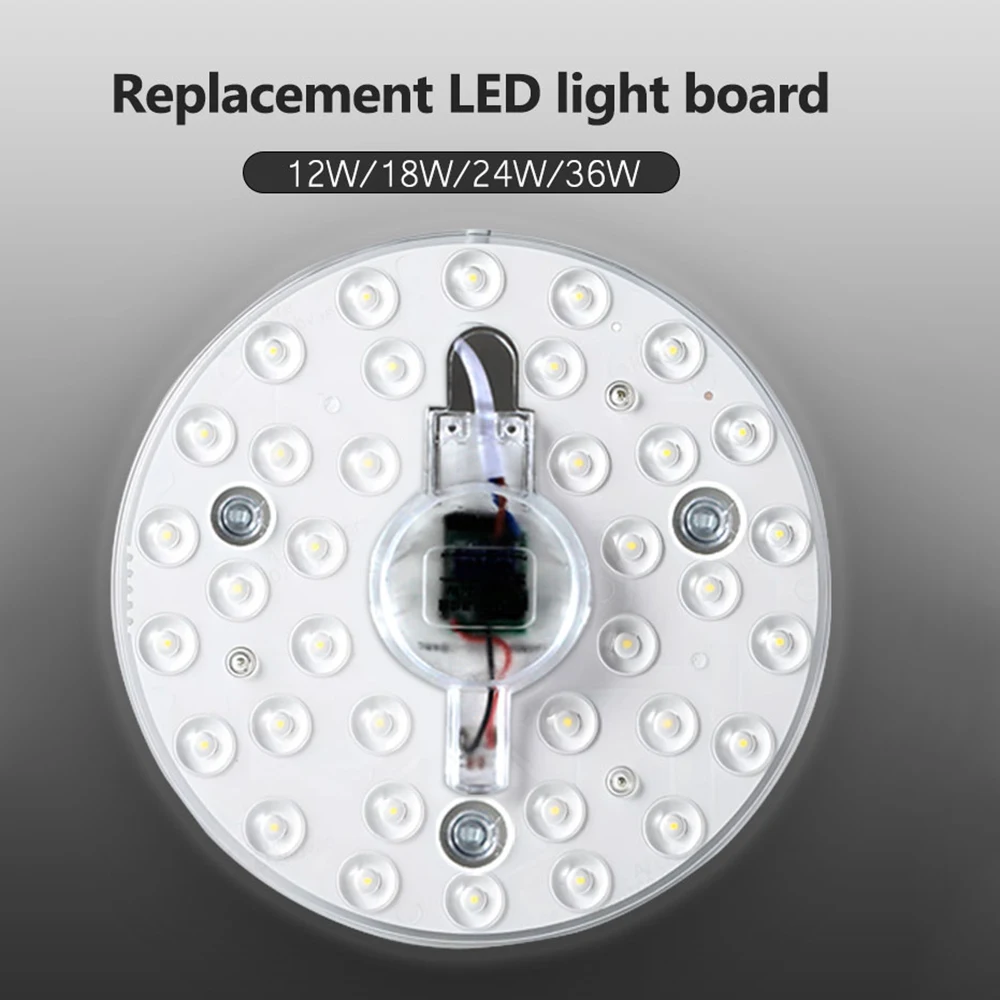 

LED Ring PANEL Circle Light AC220V 36W 24W 18W 12W Cold white Round Ceiling board the circular lamp