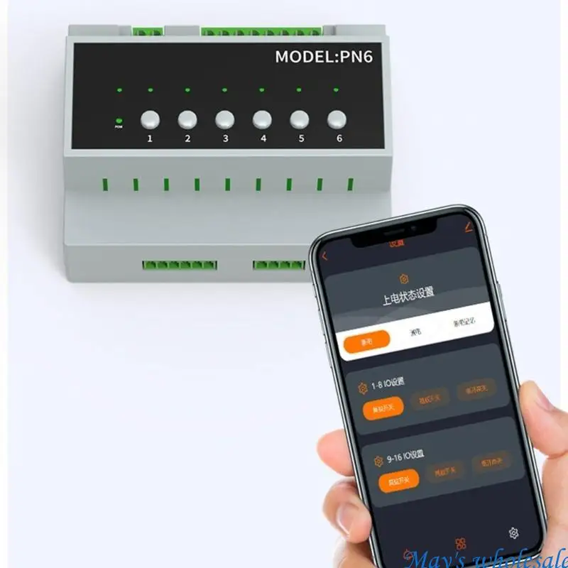

Intelligent Home Networks Switches Module 6 Channel 16A Relays Switches Module 448A
