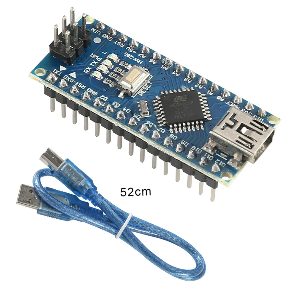 For Arduino Nano Mini USB With The Bootloader Compatible Nano 3.0 Controller v3.0 CH340 USB Driver 16Mhz ATMEGA328P